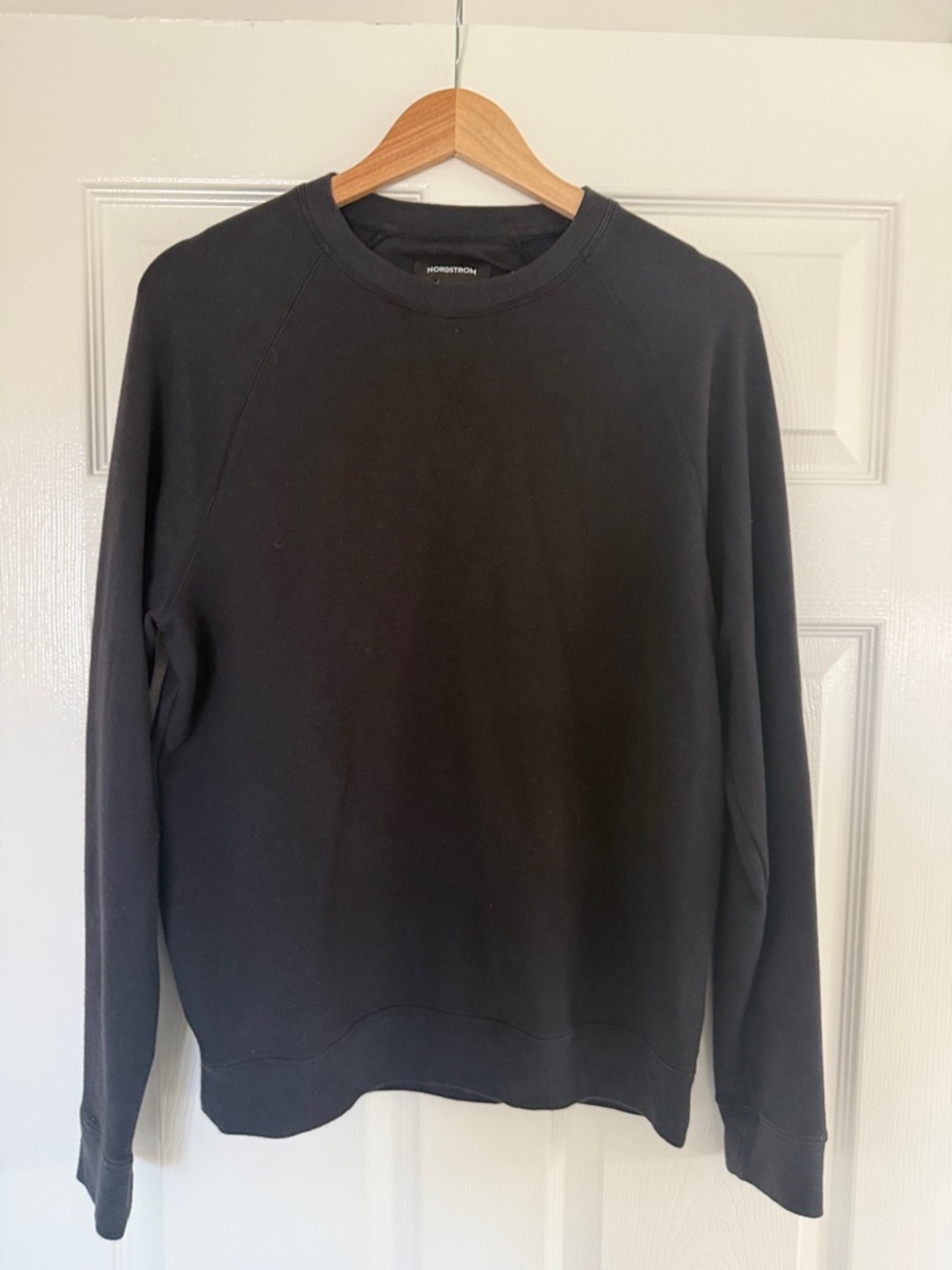 Nordstrom Men’s Black Crewneck Pullover Sweatshirt